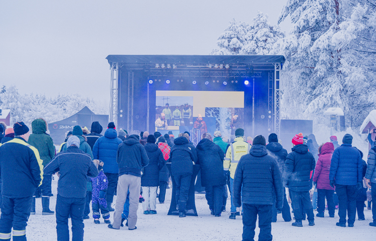 Firandet i Vuollerim