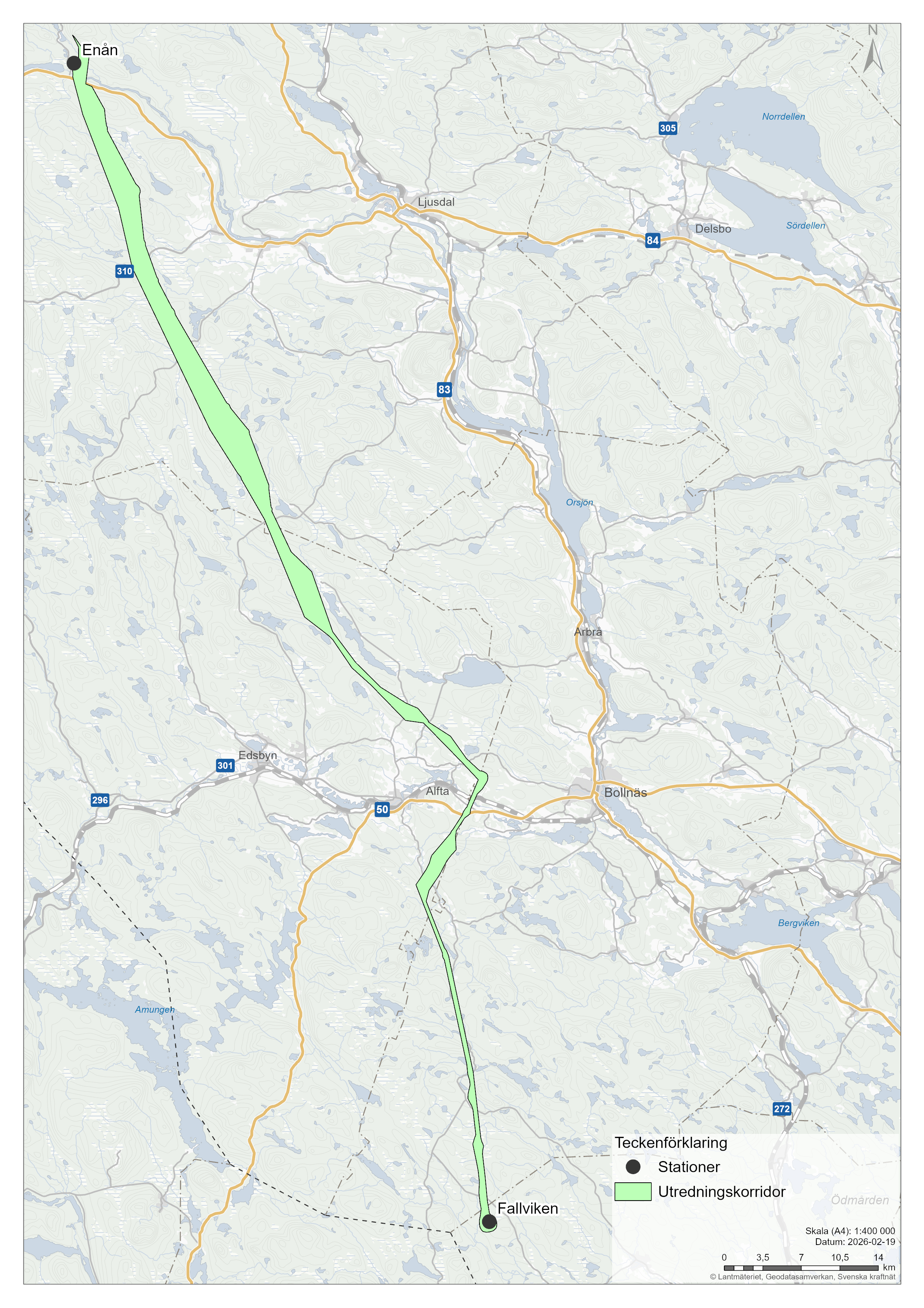 Utredningskorridor Enån-Fallviken