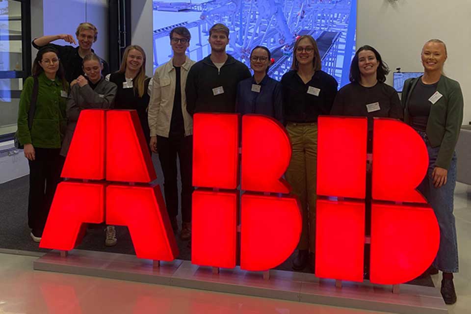 Gruppbild hos ABB