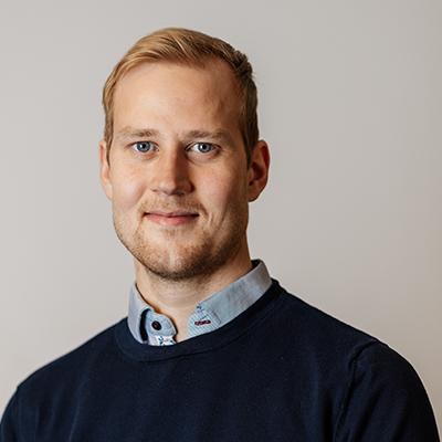Porträtt på Pontus Kristiansen