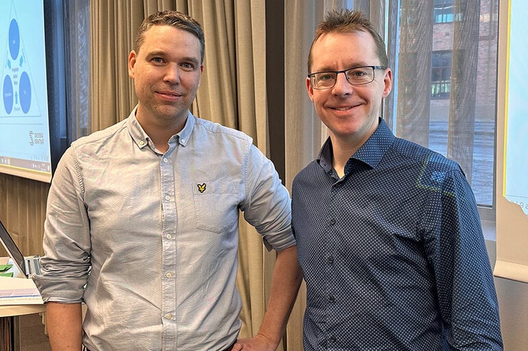 Christoffer Bäckman och Erik Wejander