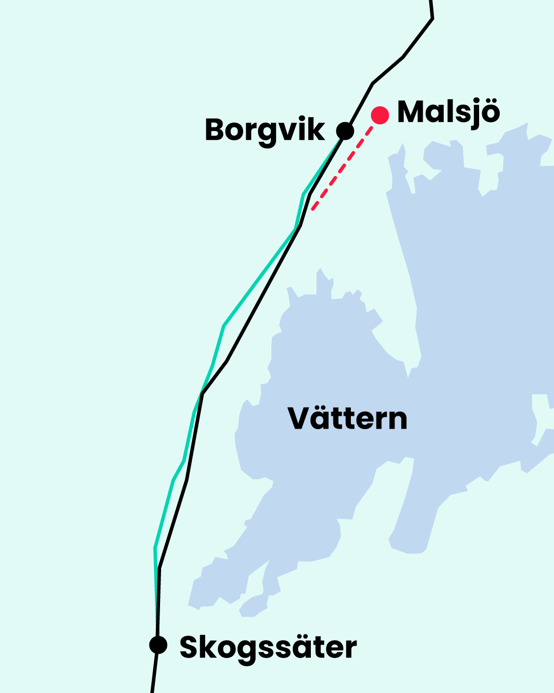 Karta Malsjö-Skogssäter