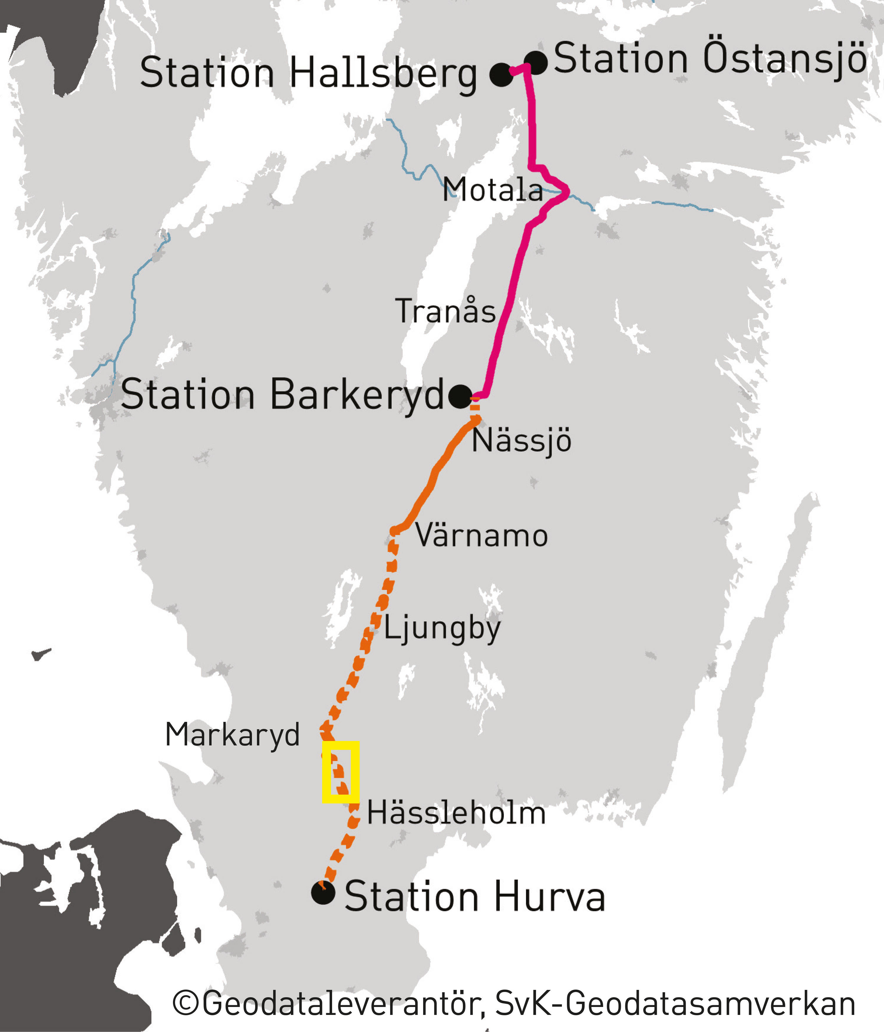 Oresjön översiktskarta