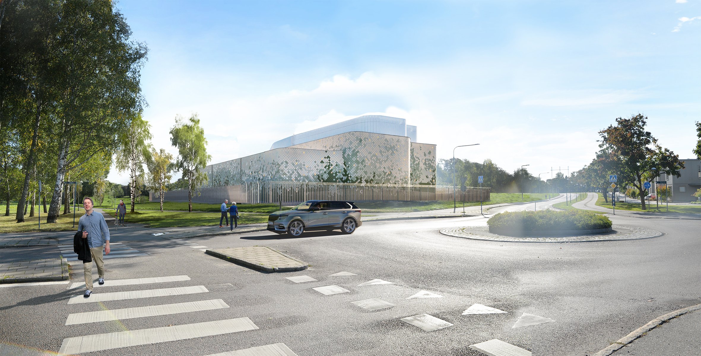 Visonsbild från rondell