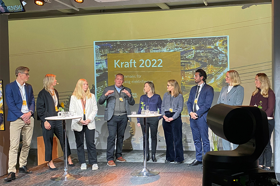 Deltagare i paneldebatt från Kraft 2022.
