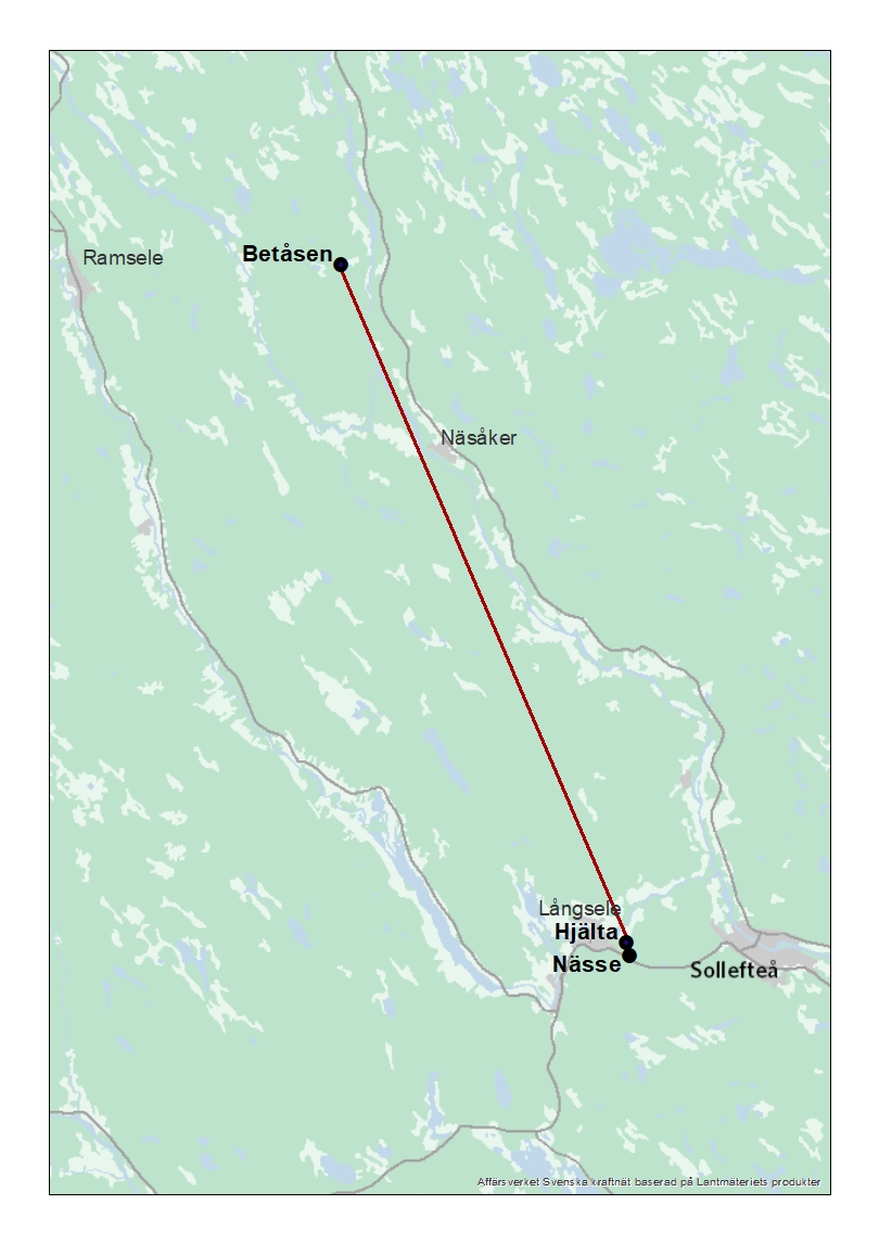 Karta över projekt inom NordSyd