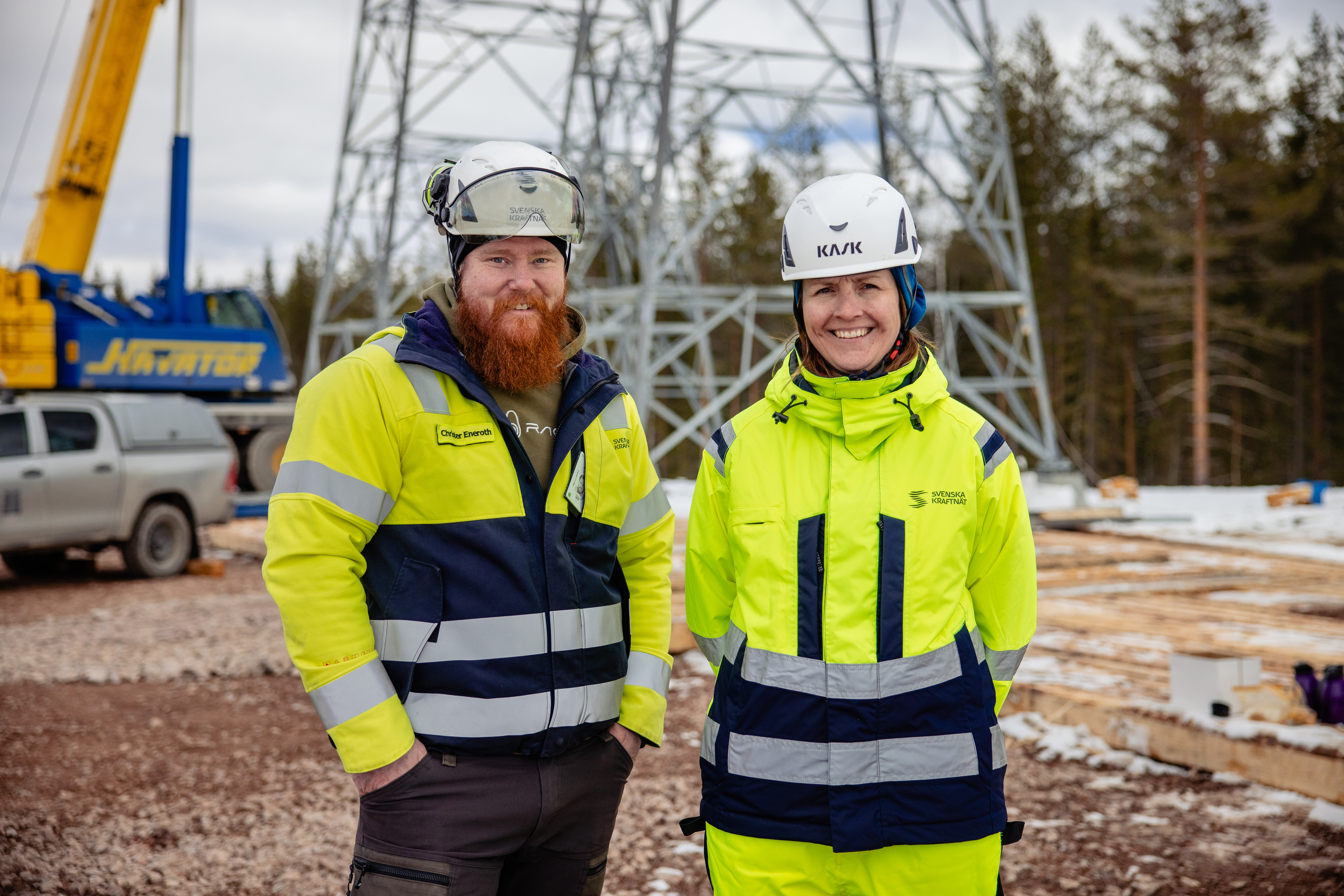 Huvudprojektledare Ida Wallentin och projektledare Christer Eneroth.