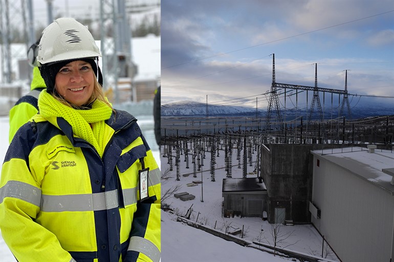 Liselotte  Schillén-Wenger är projektledare för station Ritsem på Svenska kraftnät.
