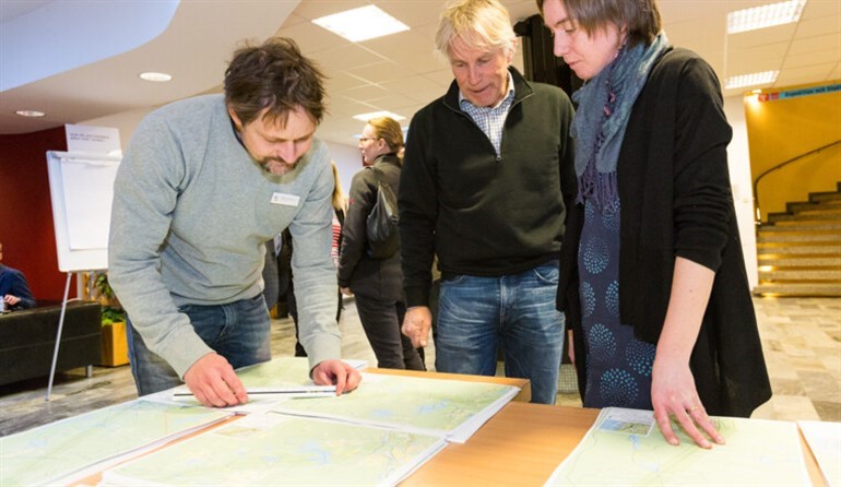 Öppet hus och informationsmöte våren 2015 i projekt Nybro-Hemsjö.