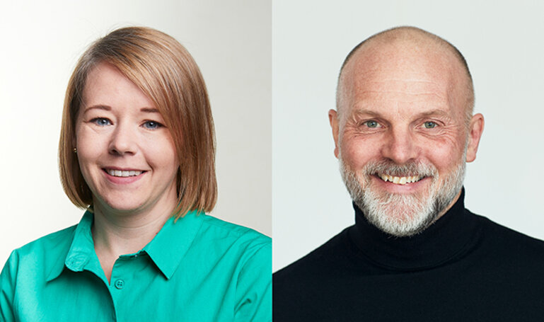 Karin Edvardsson, chef Tillstånd och prövning på Energimarknadsinspektionen och Johan Ulleryd, Programledare för NordSyd på Svenska kraftnät.