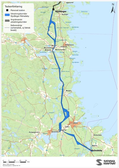 Karta Njutånger–Mehedeby