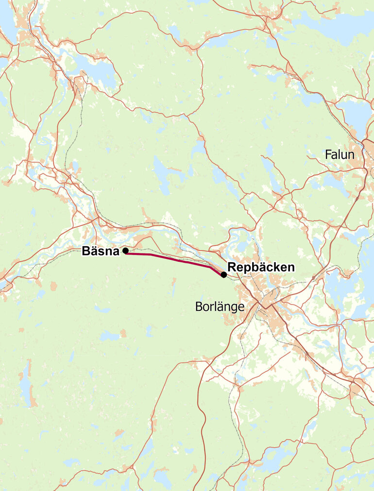 Karta Bäsna-Repbäcken