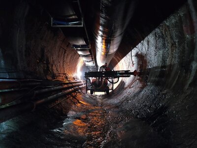Bilder på tunnel 