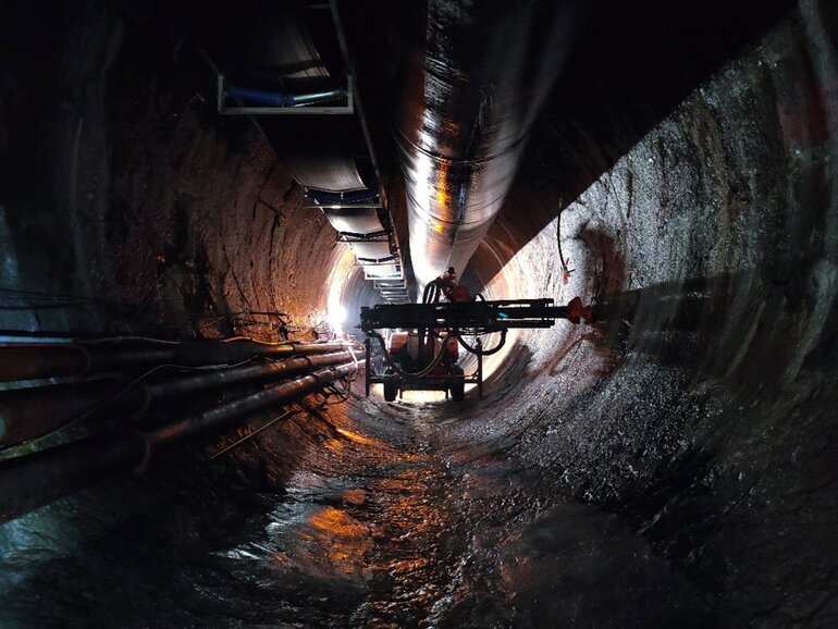 Bilder på tunnel 