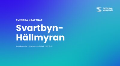 Bild på startbilden från presentationen