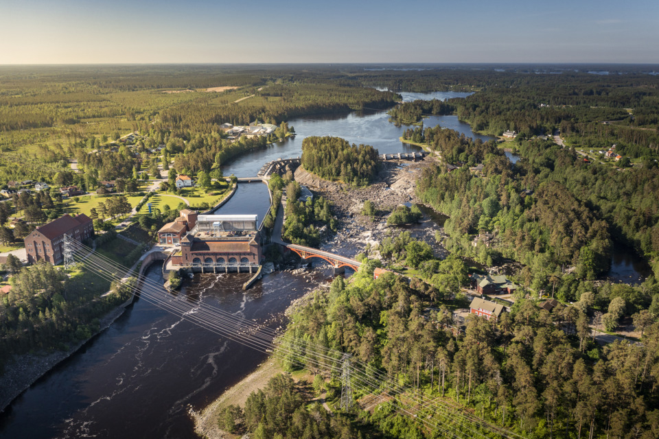 Hydropower facility.