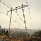 Pole in line for 400 kV, fall. Photo: Johan Fowelin
